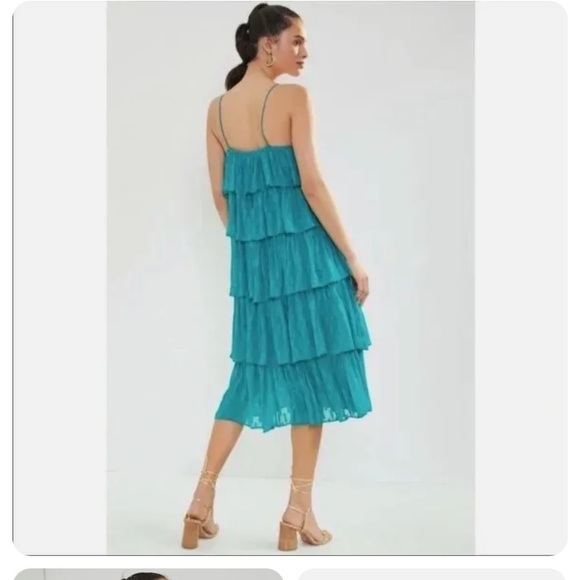 Anthropologie tiered ruffled dress NWT - Picture 2 of 7